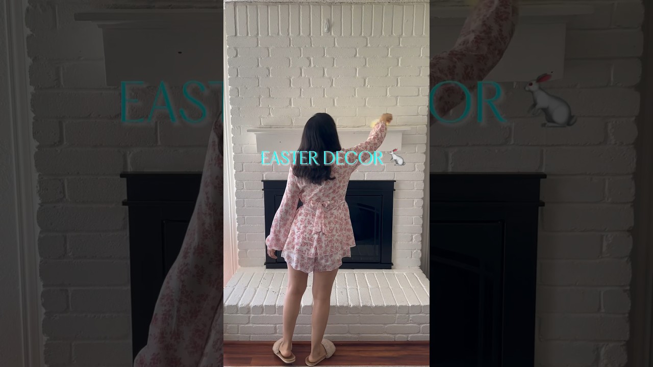 Easter Decor 🐰 #easter #decor #decoration #decoratewithme #satisfying #fyp #viral #2024