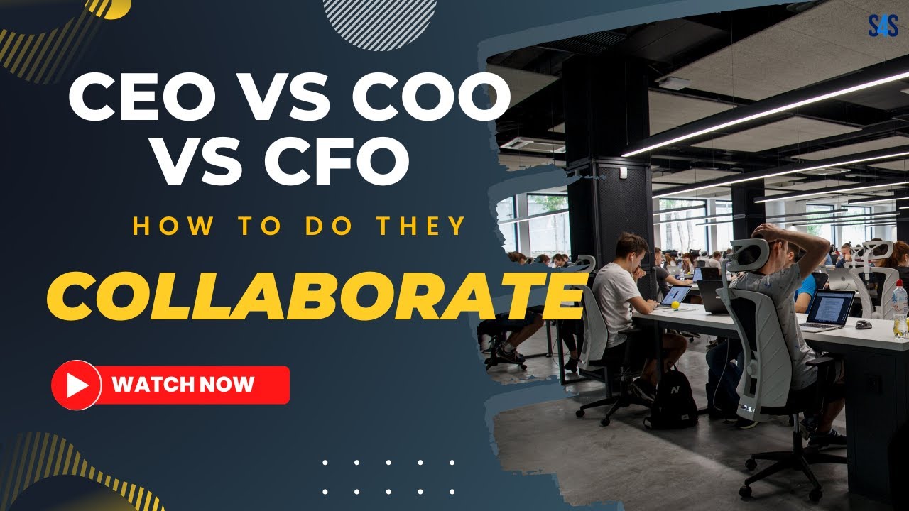 CEO vs COO vs CFO - How Do They Collaborate? | Scaling for Success