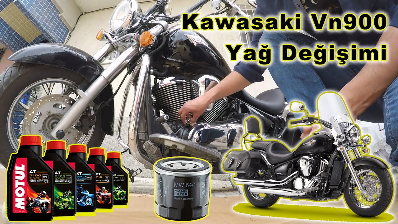 Motosiklet Yağ Değişimi | Kawasaki Vn 900
