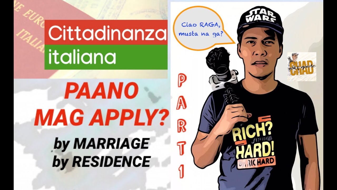 ITALIAN CITIZENSHIP HOW TO APPLY? FULL GUIDE PART 1 | CHAD WILL GUIDE