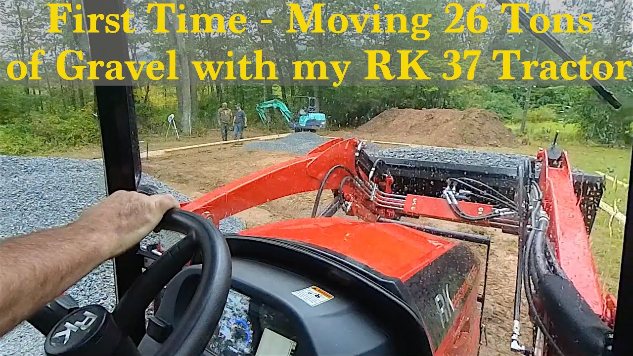 FPV from the cab cockpit of an RK37 Tractor moving 26 tons of gravel. My FIRST time ever doing this!