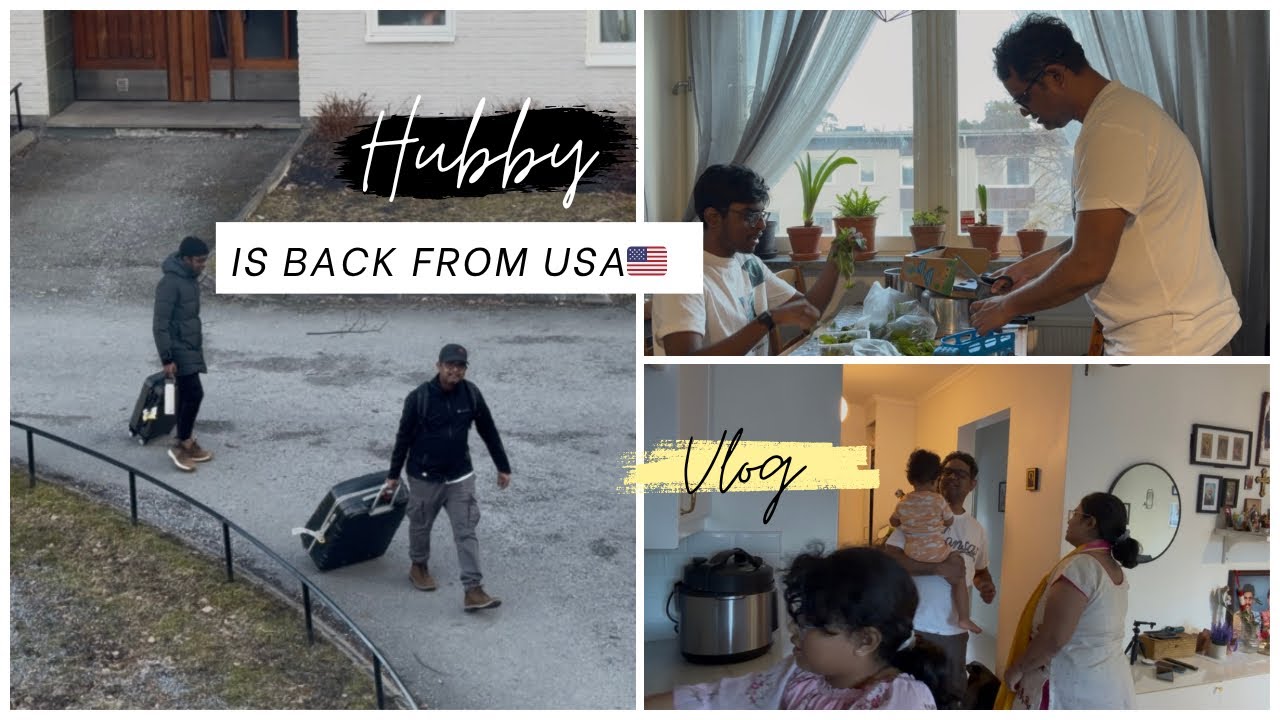 #vlog // Hubby is back from USA 🇺🇸