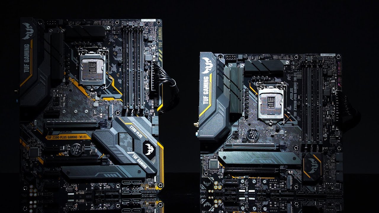 ASUS TUF Z390-PLUS GAMING WiFi and Z390M-PRO: Overview