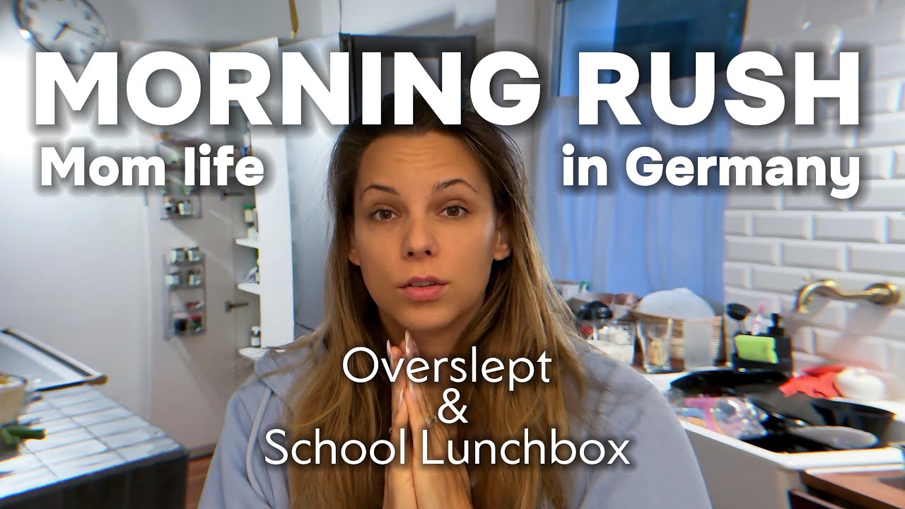 How to PACK Kids' LUNCHBOXES fast ⎥Real Life Morning CHAOS ⎥Mom Life in Germany ⎥Morning Routine
