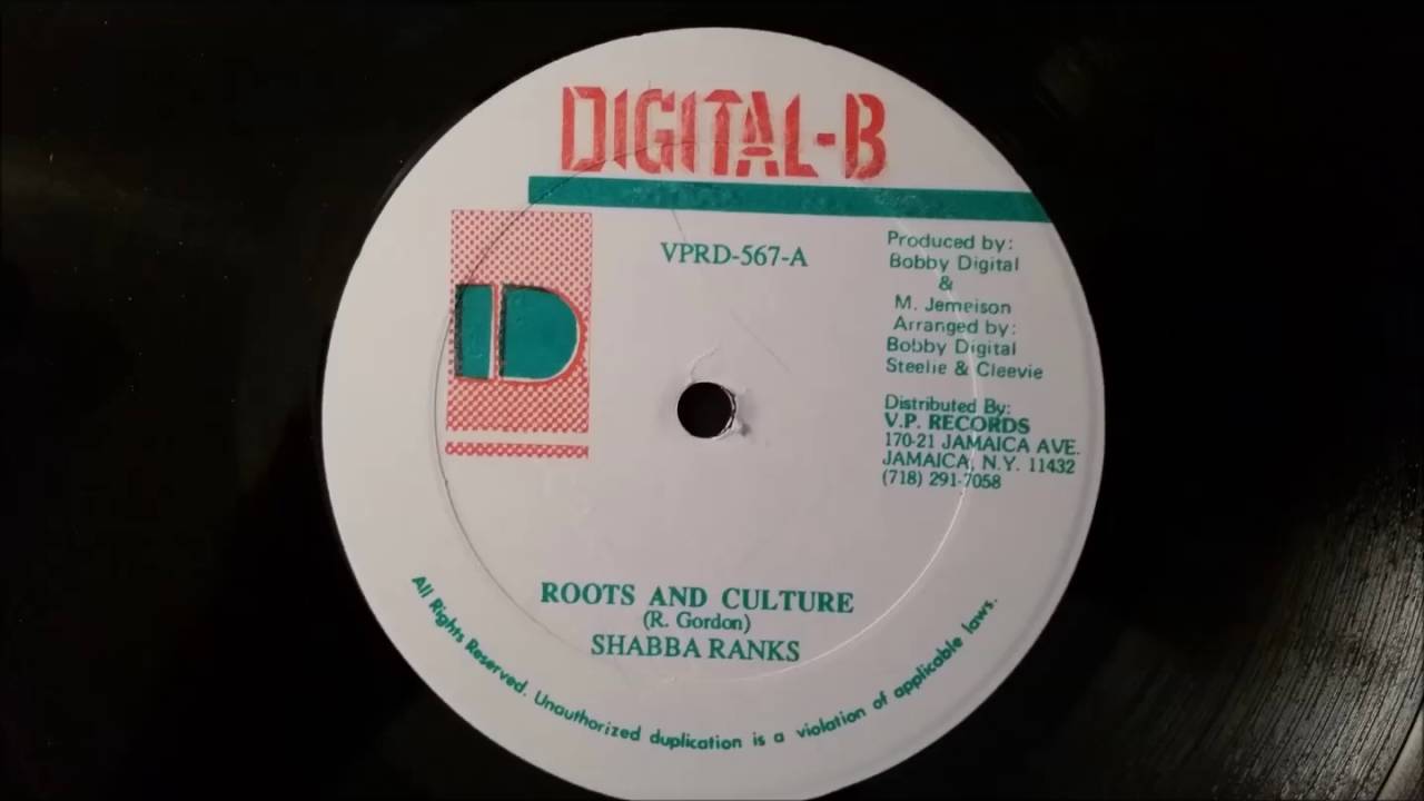 Shabba Ranks - Roots and Culture - Digital B 12
