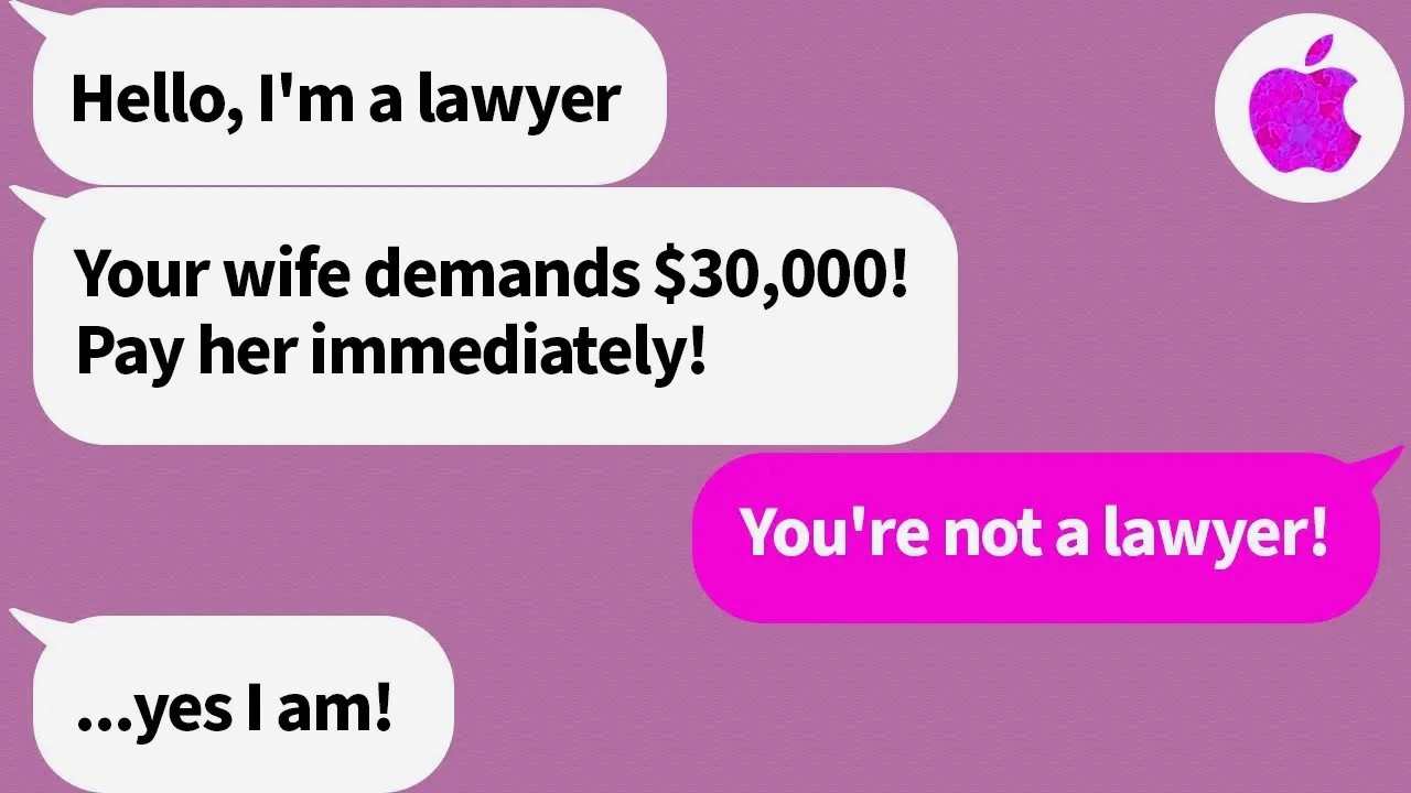 My wife's boyfriend pretended he was a lawyer to scam me, but I'm a REAL lawyer