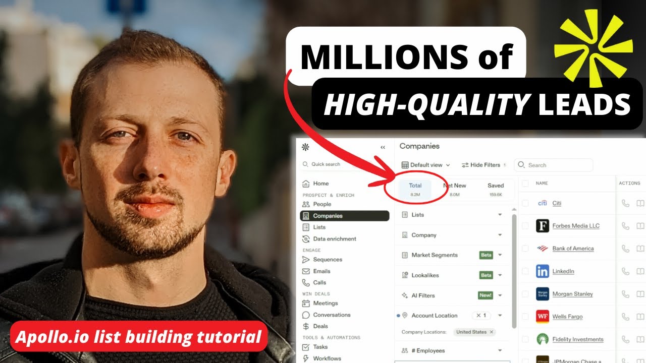 Apollo.io List Building Tutorial: How to Get Better Leads for Your Cold Outreach Campaigns