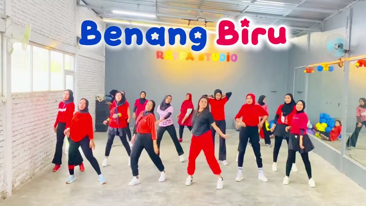 Benang Biru | Senam Kreasi benang biru | coach aik