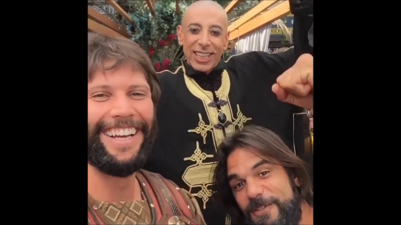 BASTIDORES EL Rico y Lazaro  DETRAS das CAMARAS