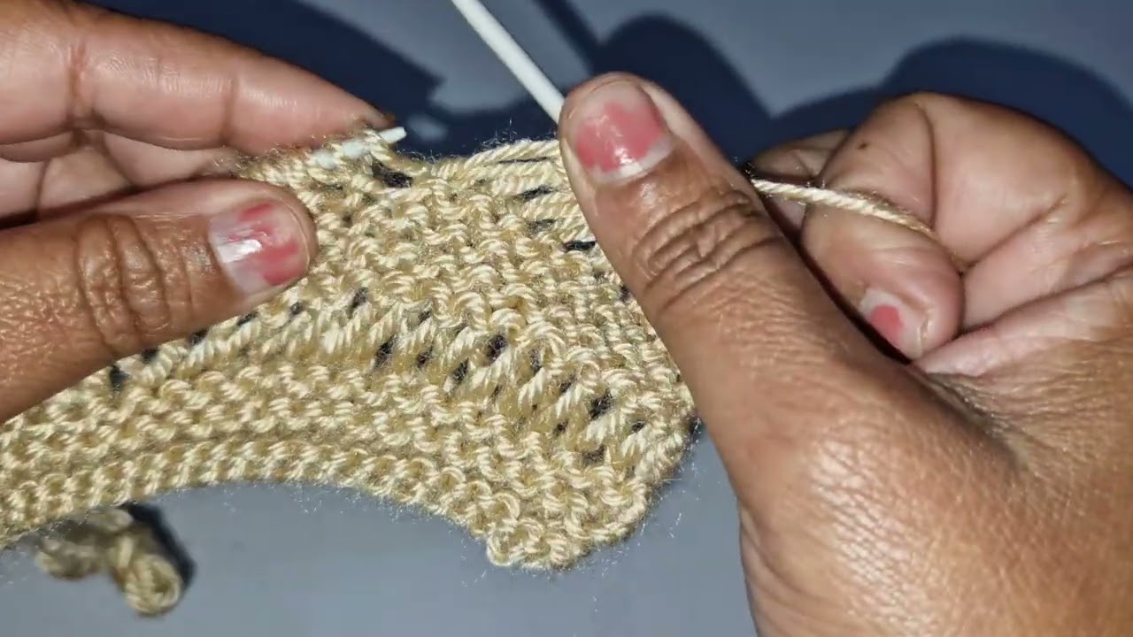 Knitting new pattern /मफलर के लिए डिज़ाइन #beautiful design 
