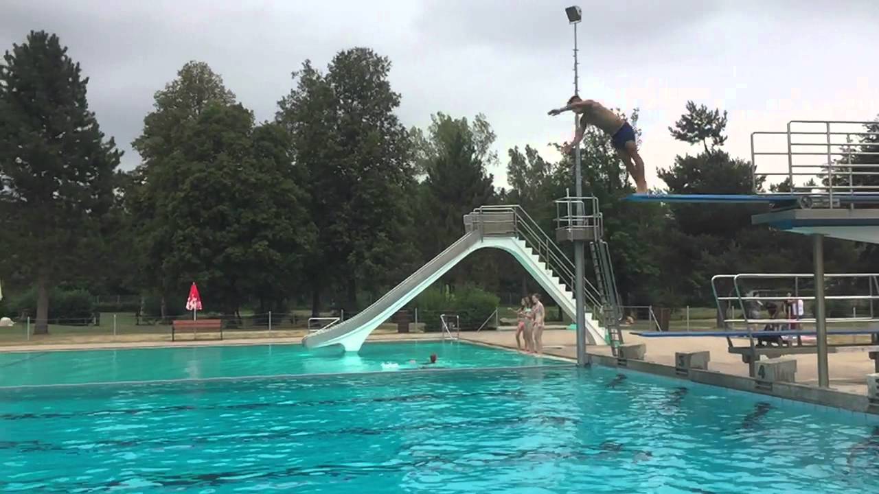 Diving 3m Tsukahara Jump double backflip