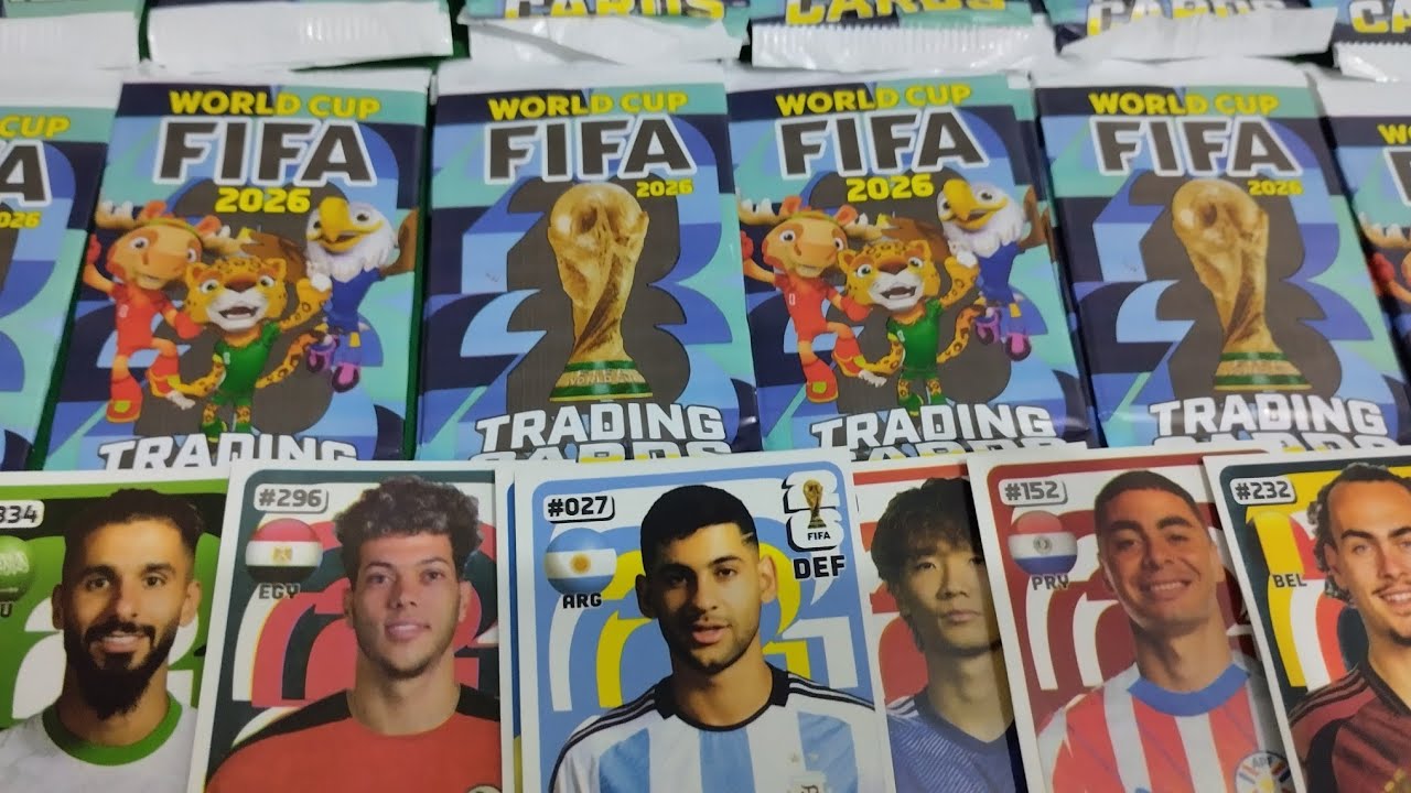 Cards Copa do Mundo 2026. Abrindo 50 pacotinhos. #coleções #copadomundo 