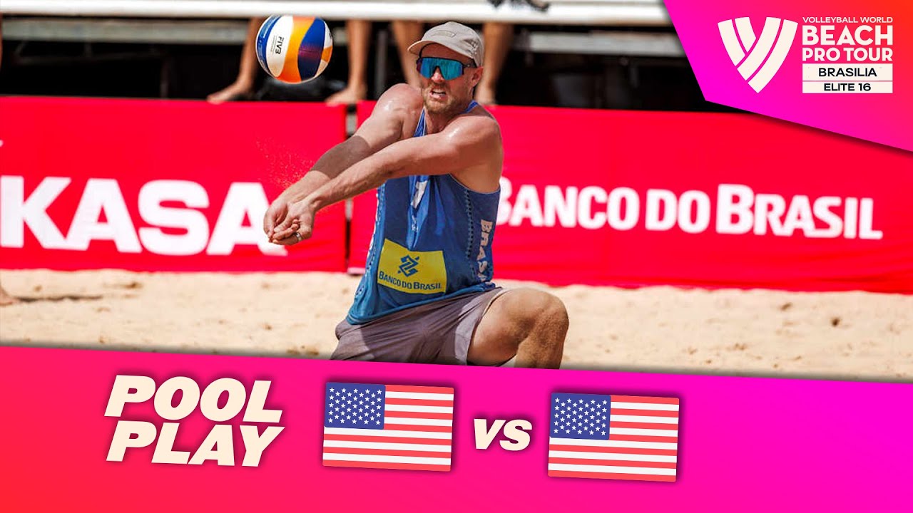Partain/Benesh vs. Schalk/Shaw - Pool Play Highlights | Brasilia 2025 #BeachProTour