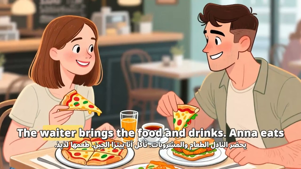 Ordering Food at a Café طلب الطعام في المقهى