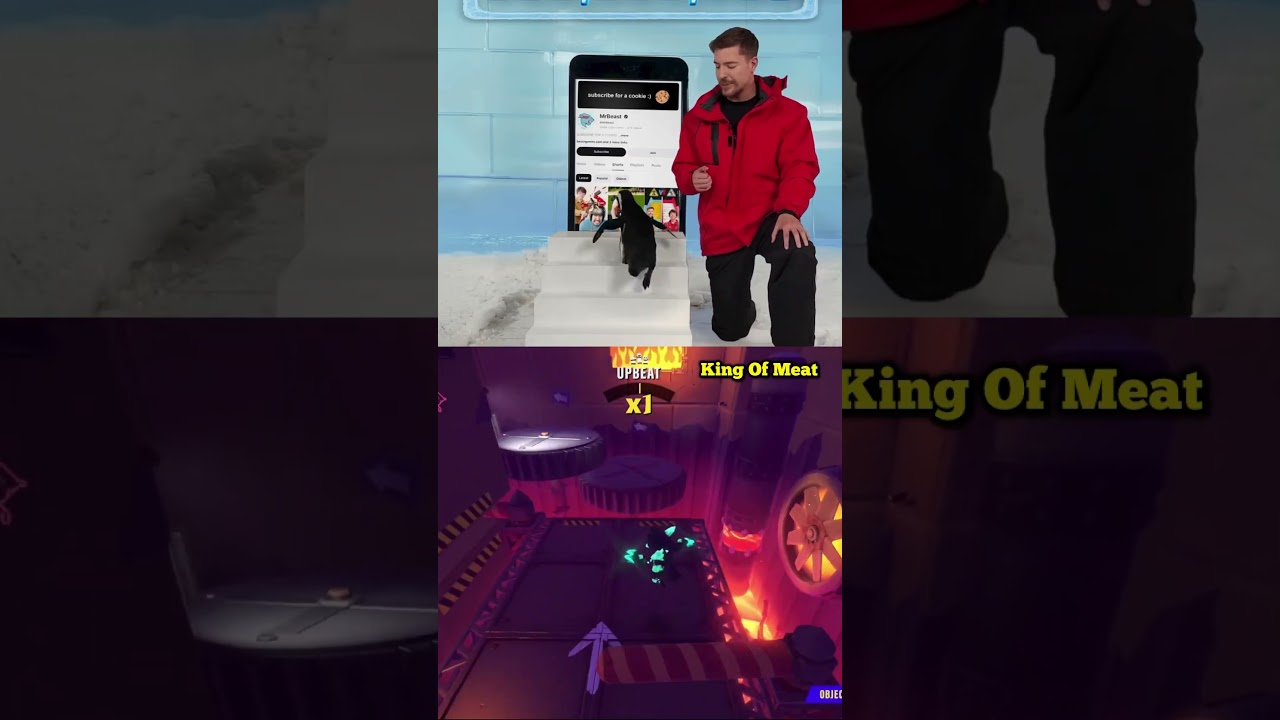 Mr Beast Collab Gameplay King Of Meat #KingOfMeat #KoM #shorts