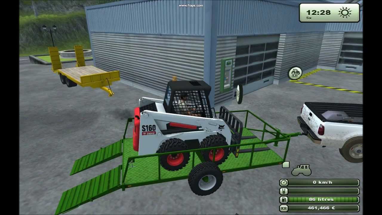 [Farming simulator 2013] Bobcat S160 - Whites bucket and attachments (Mod contest)