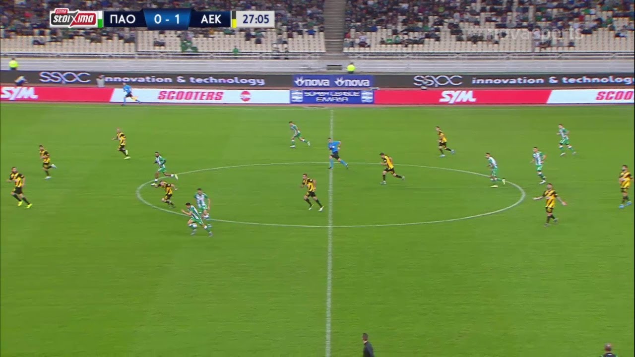 Παναθηναϊκός - ΑΕΚ(3-2), 10/11/2019