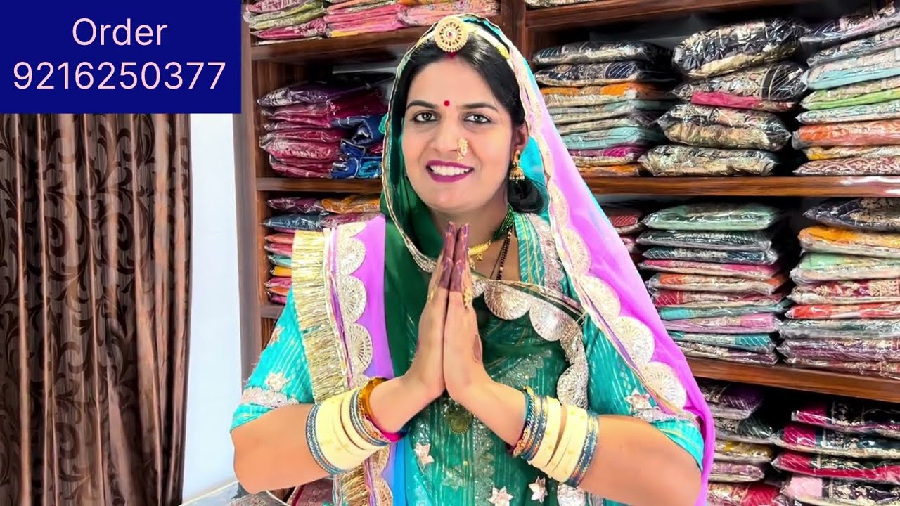 Full ghar kali Rajputi suit with sale bnarshi suit #jeeva_collection_ajmer #onlineshopping #jaipur