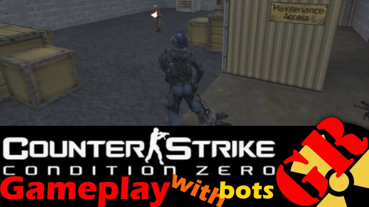 Counter-Strike: Condition Zero gameplay with Hard bots - Nuke - Counter-Terrorist