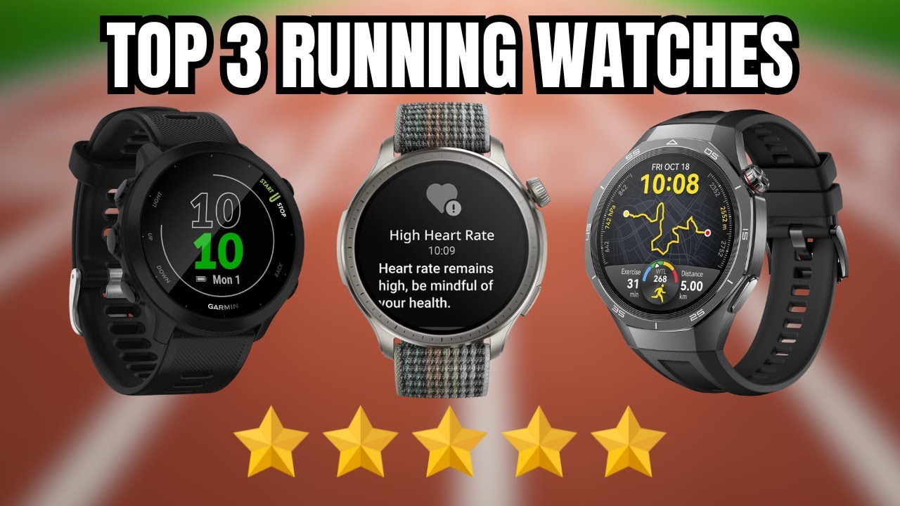 TOP 3 RUNNING WATCHES OF 2025 (BEST FEATURES AND PRICE)