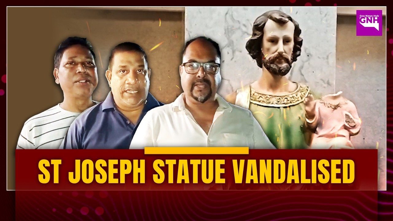 ST JOSEPH STATUE VANDALISED
