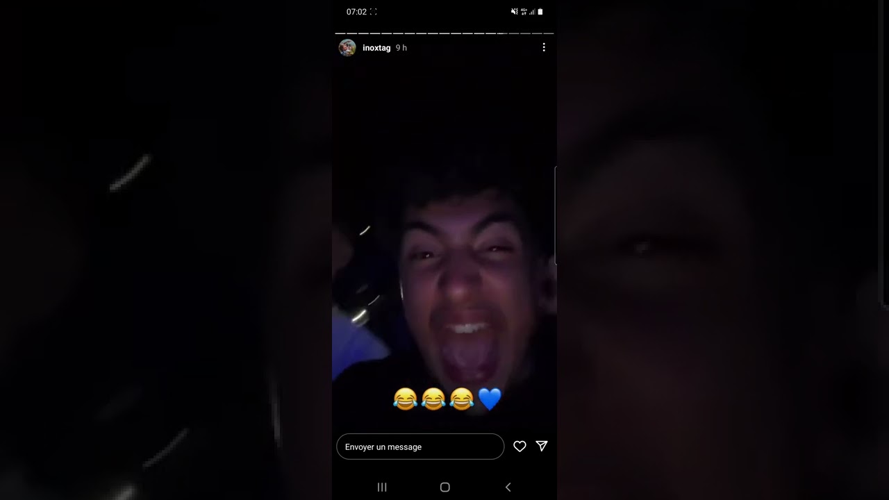 Nouvelle story Instagram d'inoxtag ! 🔥 (inox au concert de Dua Lipa 🤩 !)
