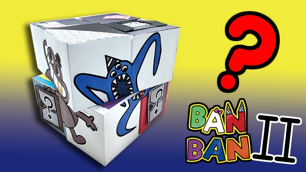 GARTEN OF BANBAN2 MYSTERY RUBIKS CUBE BOX / DIY GARTEN OF BANBAN PUZZLE GAME BOOK BANBANBOX
