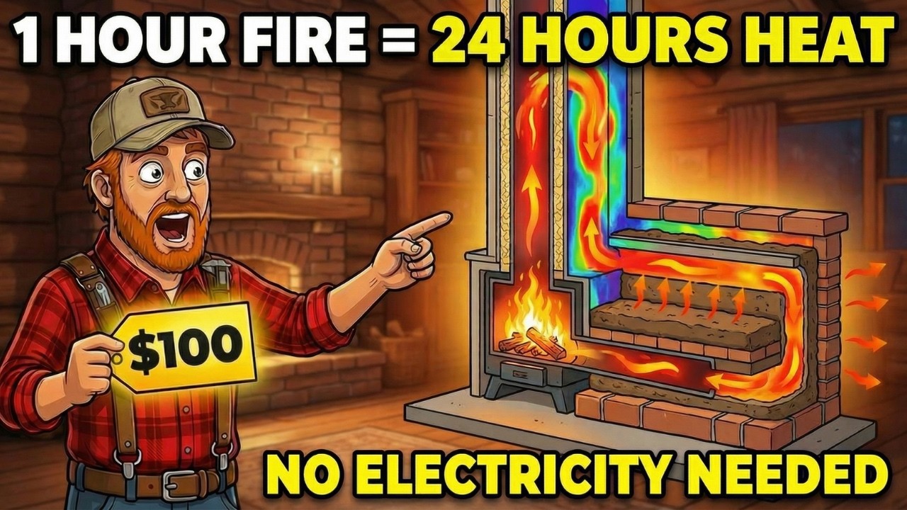 This $100 Stove Heats Your Entire House On Just 1 Hour of Fire. Why Is It Banned in Most States?