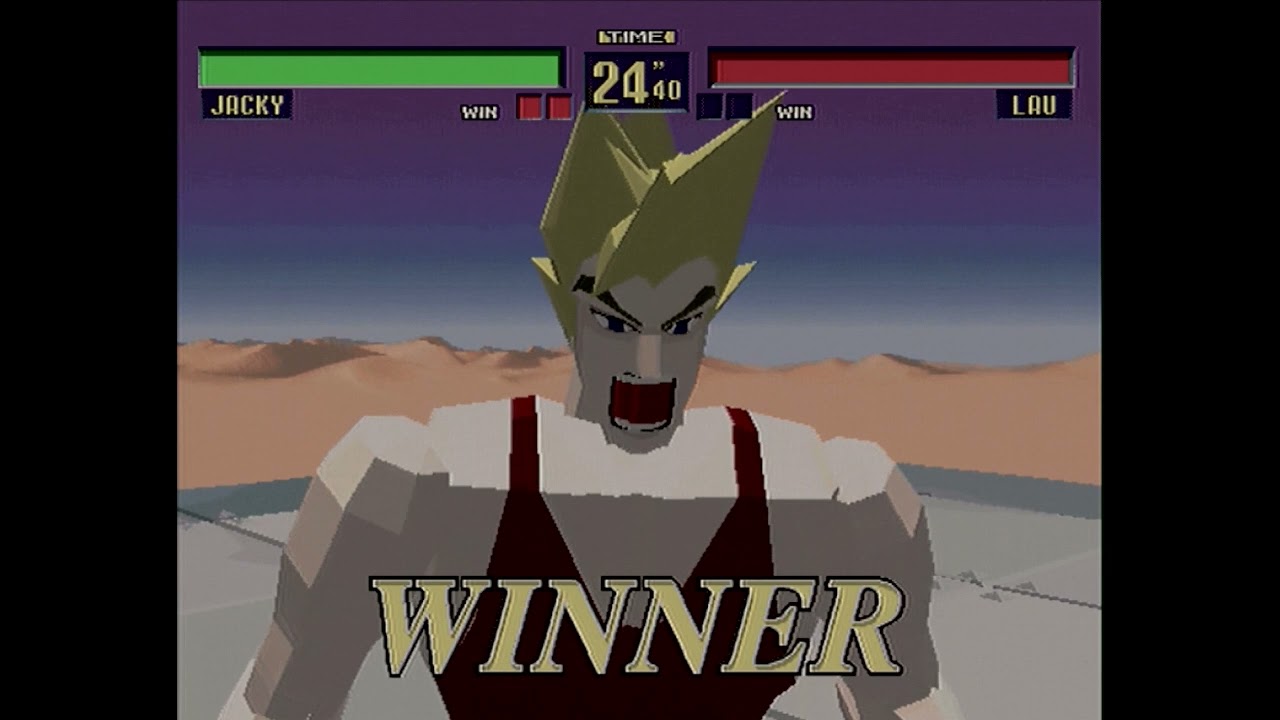 Game Nexus Arcade Video Virtua Fighter Jacky Bryant Gameplay (1993 Sega Model 1) Real Hardware