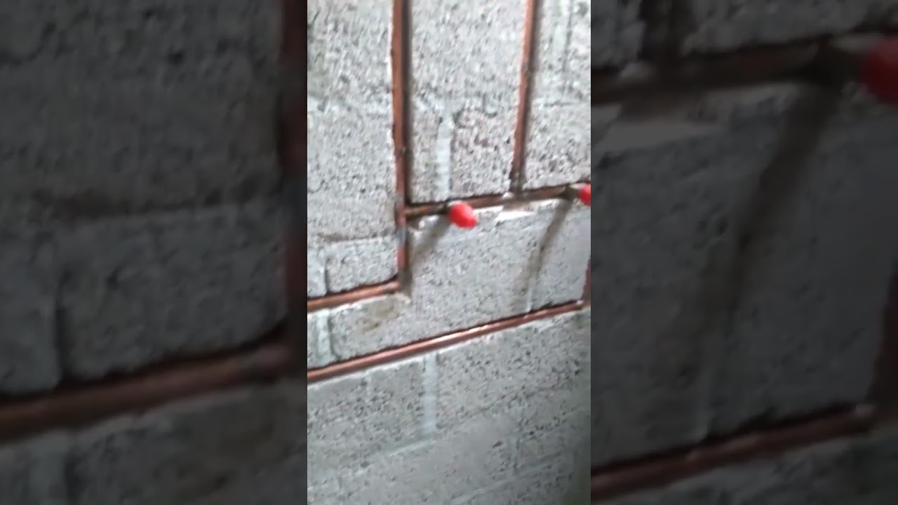 INSTALACI&Oacute;N TUBER&Iacute;A DE COBR&Eacute; EN UN BA&Ntilde;O
