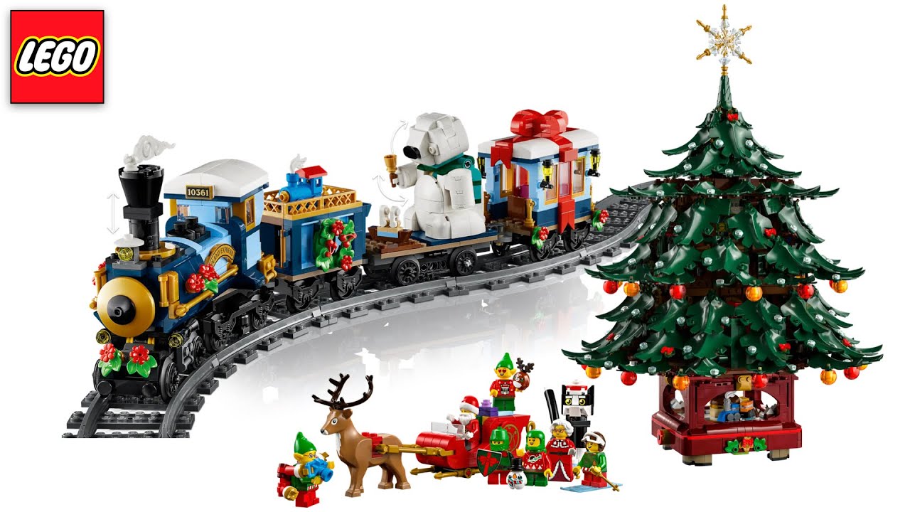 LEGO Holiday Express Train & Family Christmas Tree Decoration REVEALS! 10361 & 41843