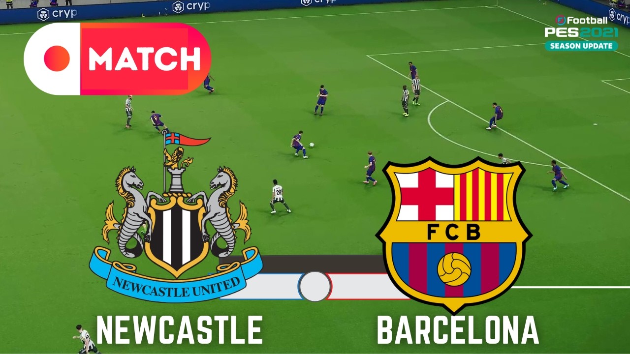 Barcelona vs Newcastle United | Champions League 2025 eFootball PES 21 Gameplay Simulation