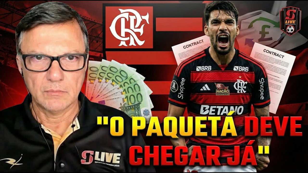 URGENTE: FLAMENGO OFERECE 41.250.000 MILHÕES DE EUROS E VINDA DE PAQUETÁ FICA POR UM DETALHE