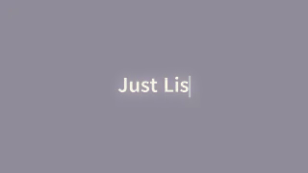 BSRG | Just Listen | Official Lyric Video