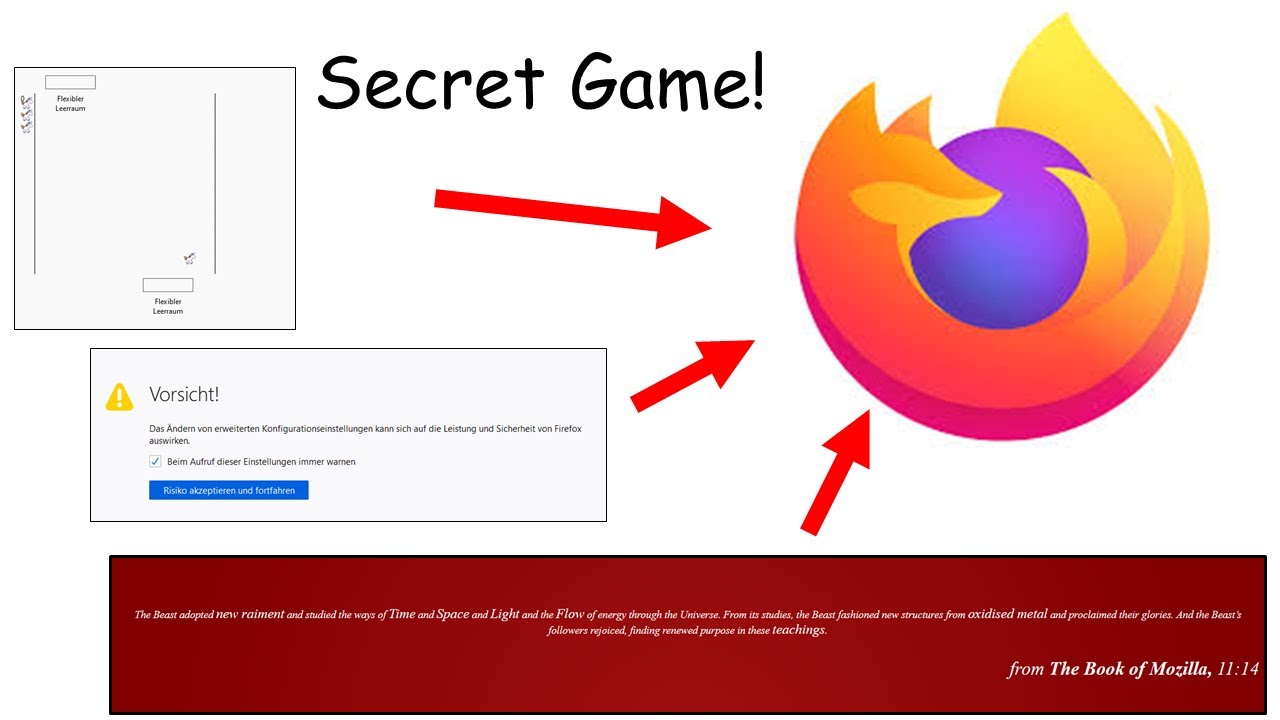 I found a secret game in Mozilla Firefox!| 6 Mozillafirefox Easter Eggs