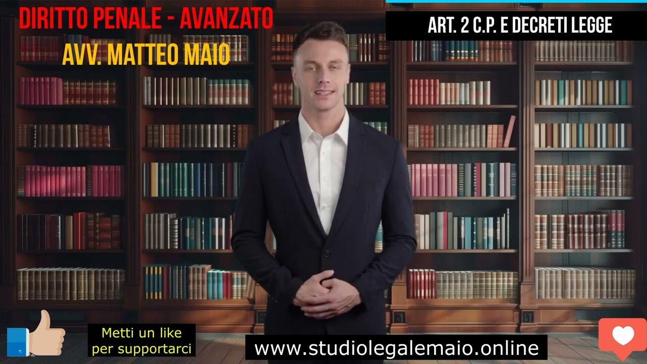 Art. 2 cp e decreti legge