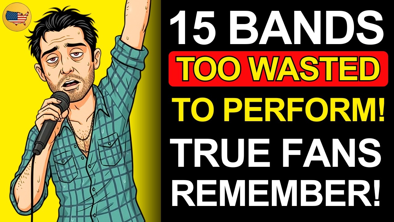 15 Bands TOO WASTED To Perform