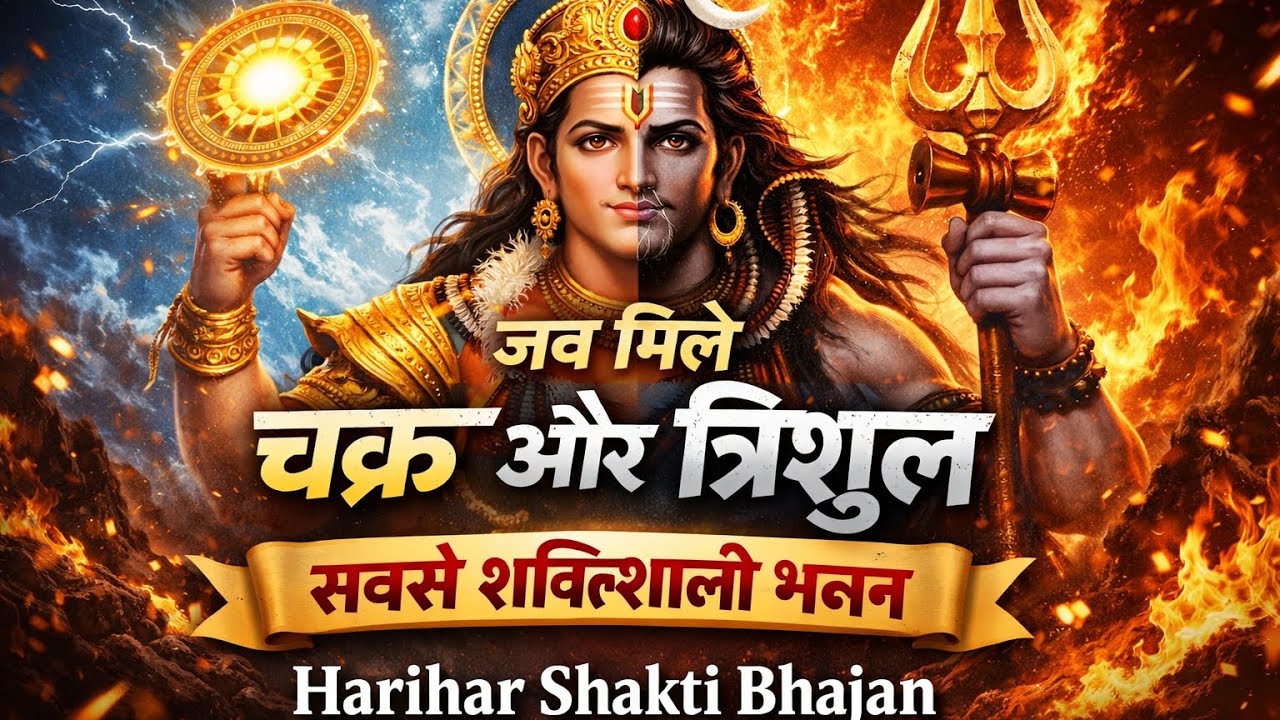 जव मिले चक्र और त्रिशूल: सबसे शक्तिशाली भजन | Harihar Shakti Bhajan