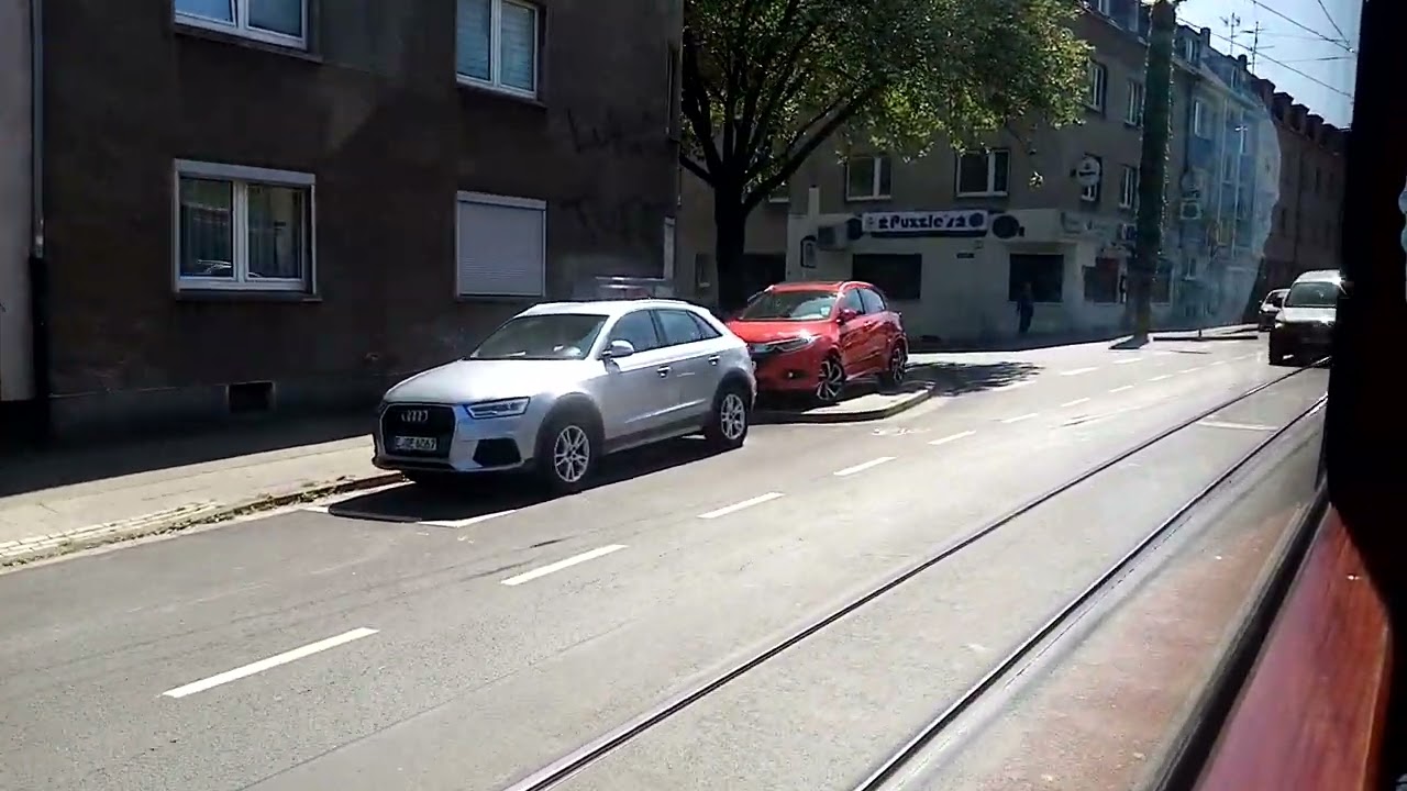 mif der historische Straßenbahn mit gefahren auf der Linie 109 in Essen