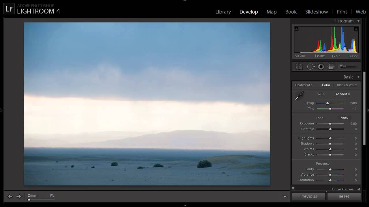 Lightroom 4: How to Create A Reverse Neutral Density Filter