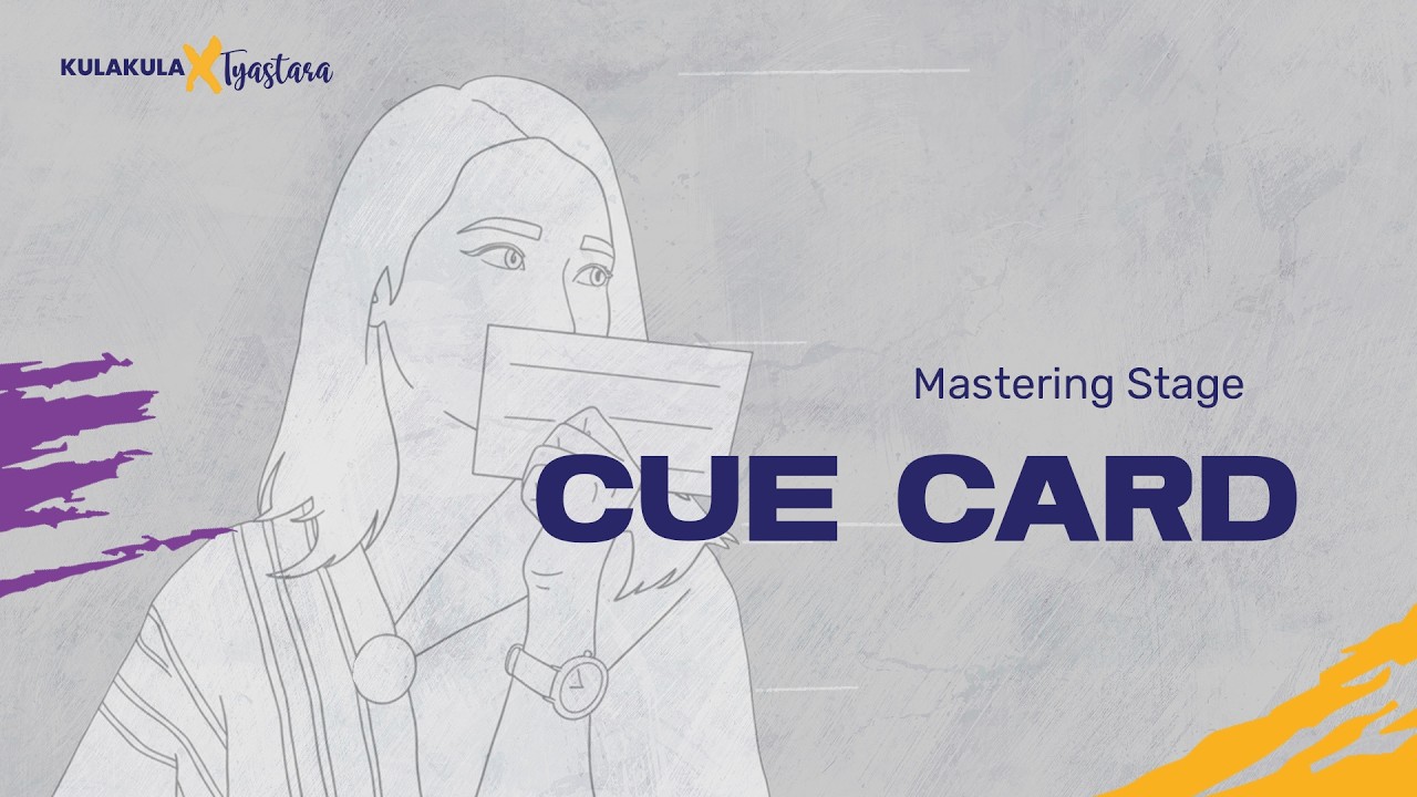 Berkenalan dengan Cue Card! Mempersiapkan, Membuat Cue Card dan Menggunakannya