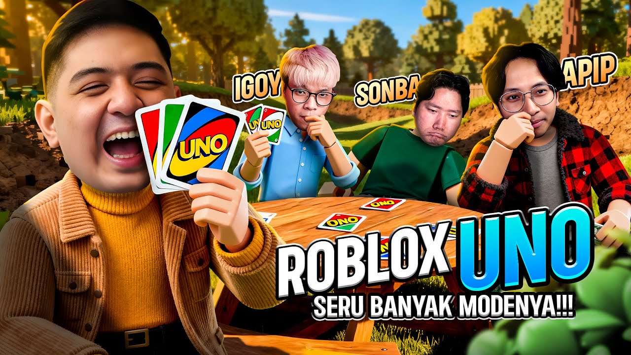 MAEN UNO DI ROBLOX KOK SERU BANGET YA MODE MODENYA ?! [ Roblox Uno ]