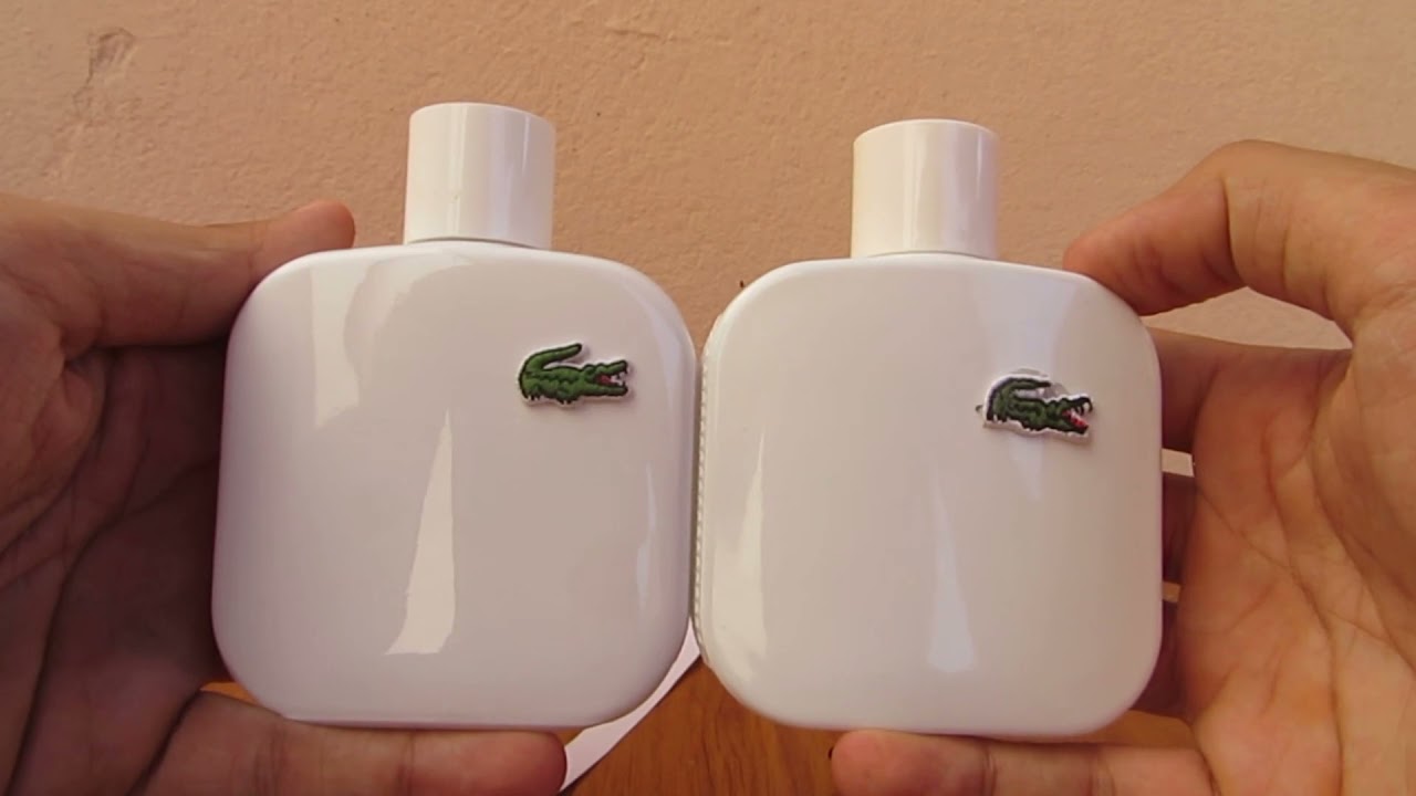 REAL vs FAKE LACOSTE WHITE ( LACOSTE WHITE / LACOSTE BLANC )
