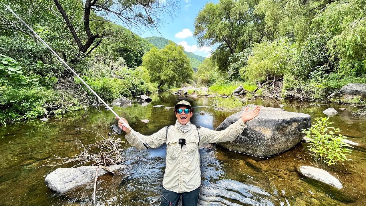 Este Río es un PARAÍSO para Pescar en México!!