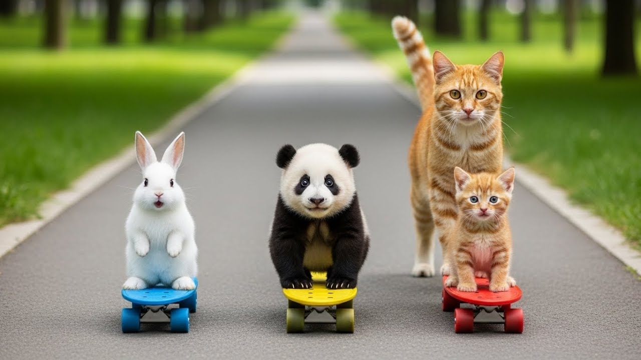 Mama Cat Built a Toy Car So Her Kitten Could Smile Again 🐱❤️ | Mama Cat Trims Fur on the Farm
