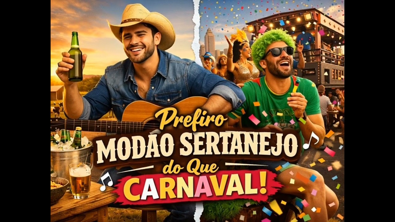 Prefiro modão sertanejo do que carnaval 
