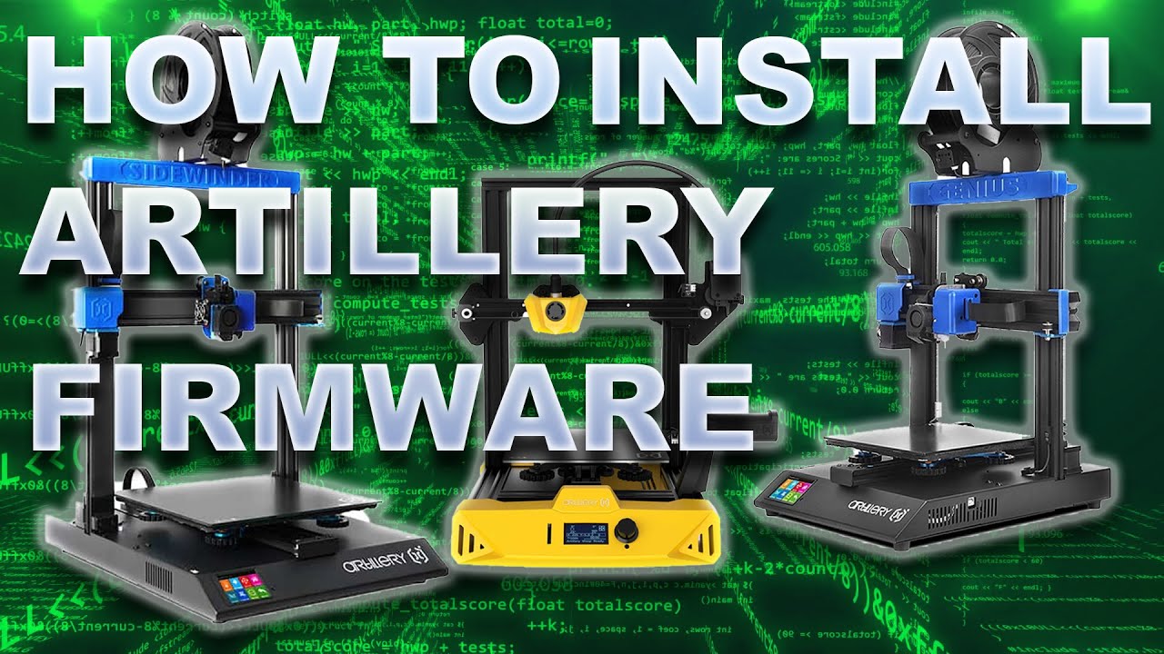 Как установить прошивку на ваш 3D-принтер Artillery, оснащенный материнской платой RUBY.