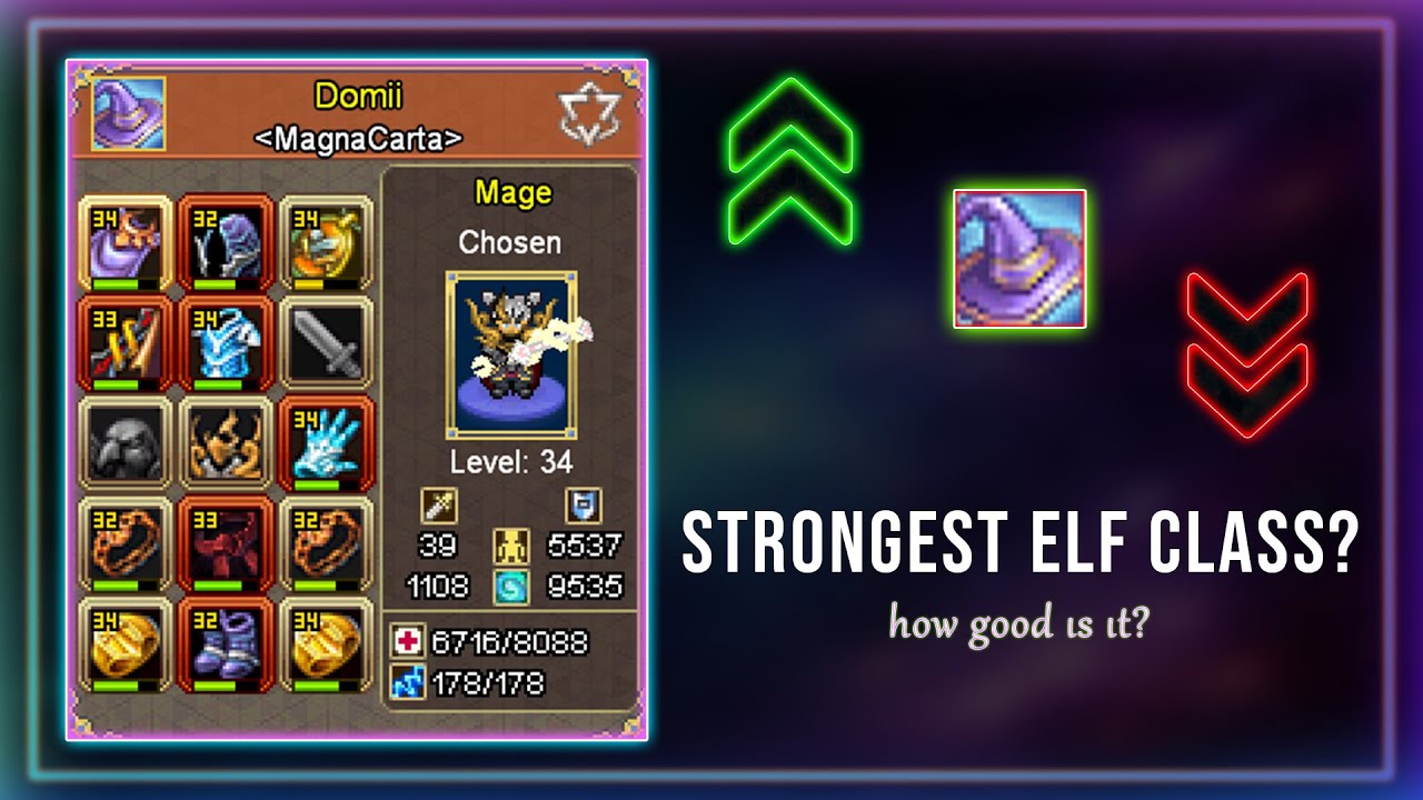 Mage with the new update! Strongest ELF Class? - How good is it? - Warspear Online