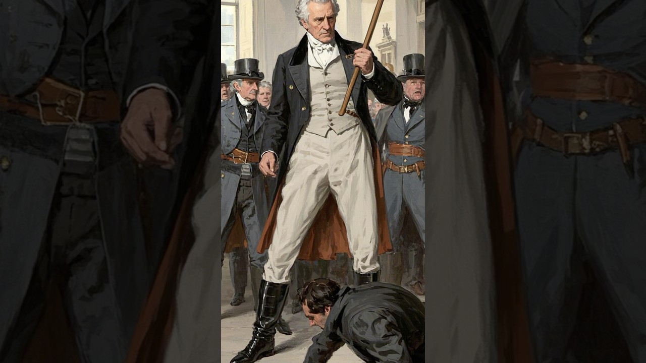 Why did Andrew Jackson beat this guy with a cane?!?!