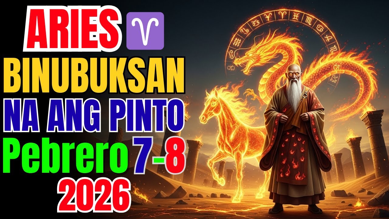 Aries ♈ — Feb 7–8: Ang Uniberso ay Binubuksan ang Pinto ng Tagumpay 💸✨